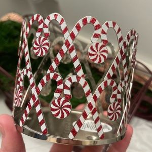B&BW CANDY CANE CANDLE HOLDER NEW